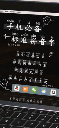 手机必备标准拼音字