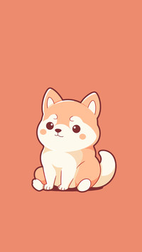 Q版小柴犬-拍信图库