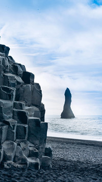 Iceland's black sand beach