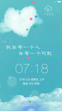 等一个不可能等的人（4D下雨动态）