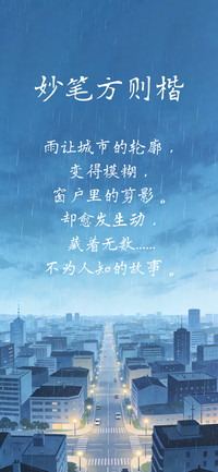 妙笔方则楷