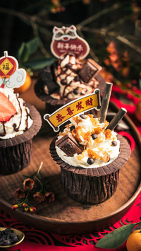 新春学做纸杯蛋糕