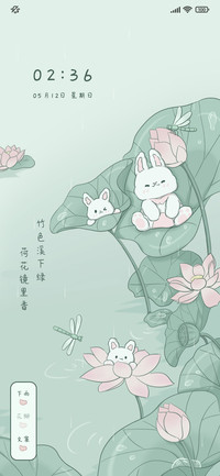 荷叶兔子