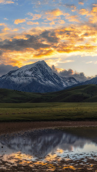 The scenery of the southern route of litang gne