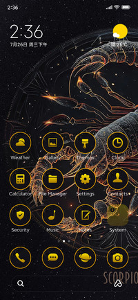 Zodiac scorpio