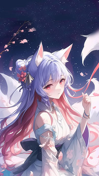 狐耳少女的花影藏着什么