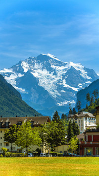 The bernese oberland in switzerland