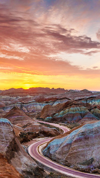 Gansu Zhangye Colorful Danxia Scenic Spot 2