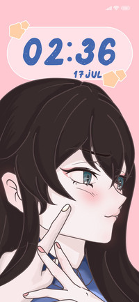 The beloved girl