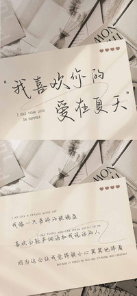 我喜欢你的爱在夏天