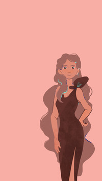 Cartoon anime illustrations