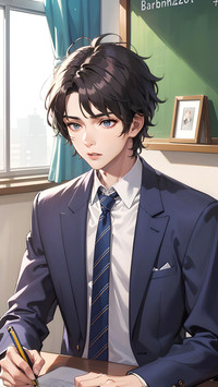 Handsome student-Desity