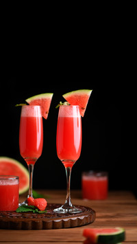 Refreshing Health Drink Made of Pure Watermelon