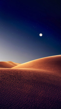 View of nice sands dunes at National Park