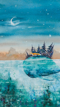 Healing oil painting