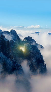 黄山之巅 云海奇观