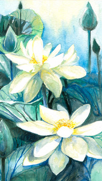 Healing oil painting