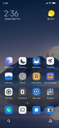 Polar moon