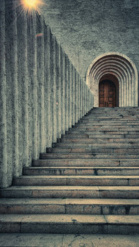 Heavens stairway