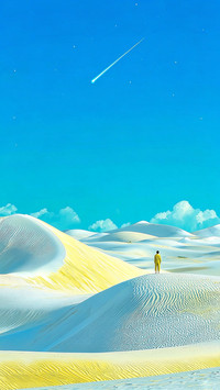 清新风景插画壁纸-锐景创意