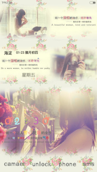 最美的青春，留给自己(全图标+音乐界面+自由桌面)