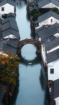 The ancient town of luzhi in suzhou