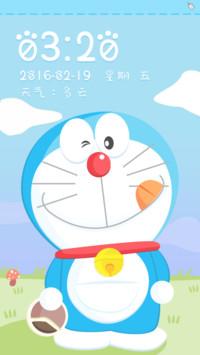 蓝胖纸的白日梦（多动态锁屏，自由桌面）