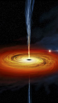 Where did the matter go when it was engulfed by a black hole
