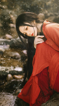 氛围感美女-锐景创意