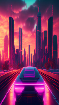 car drive city