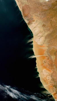 Dust on the coast