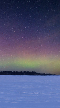 Colorful aurora