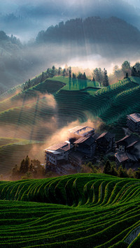 Guilin landscape in guangxi