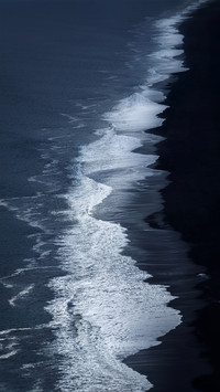 Iceland's black sand beach