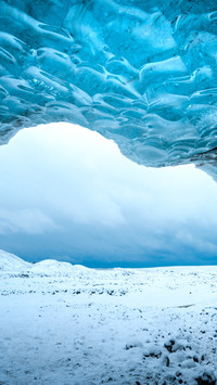 Blue ice cave iceland