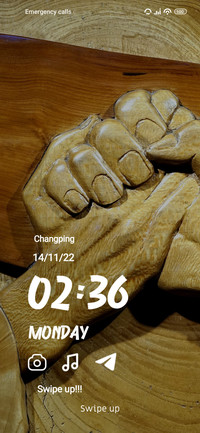 Wooden hand