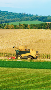 Beautiful view of the farmland