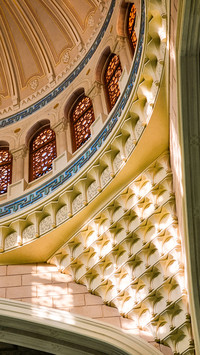 The dome of Almasjid Alharam with the fine shapes