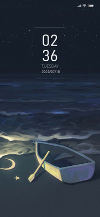 stars fall sea.