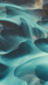 A Huge Riverbed and Delta, Glacial River System