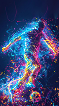 Illustration of football players playing football