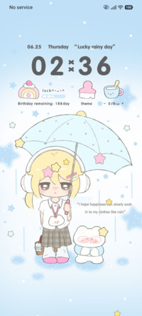 Happy Rain Cutie