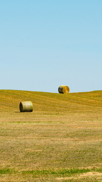 Beautiful scenery of farmland in the foothills