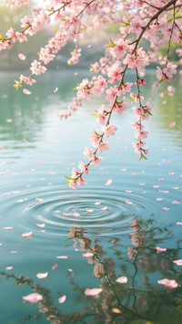 春水倒影