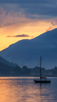 A flat boat