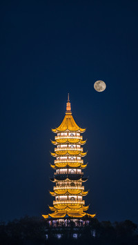 Aozhu Tower, Zhaobaoshan, Zhenhai, Ningbo