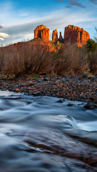 Oak creek and rocks