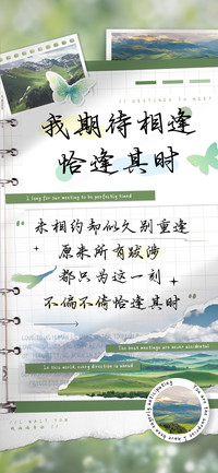 我期待相逢恰逢其时