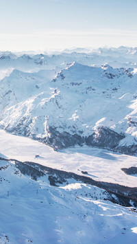 无与伦比的雪景地