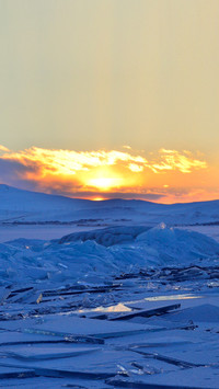 Lake Baikal in Siberia, Russia